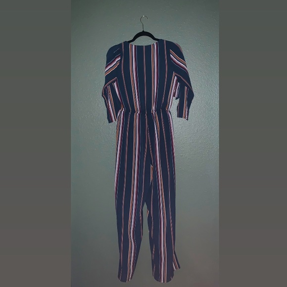 Speechless Multicolored Striped Jumpsuit (Size S) - Picture 2 of 5